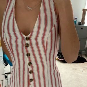 Red, white and blue Romper